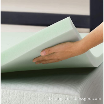 3" Green Tea Memory Foam Topper King